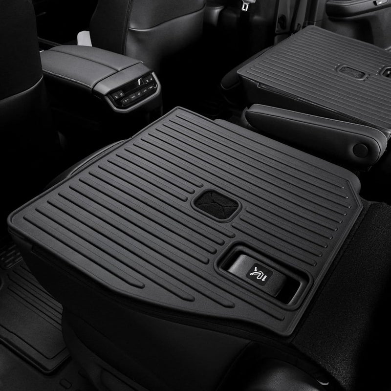 HOUCLEMIC Kick Mats for Grand Highlander Accessories, 2nd Row All-Weather TPE Seat Back Covers Backrest Protector Mats for 2026 2025 2024 Grand Highlander (7 Seater Captain Chairs Only) - Image 3